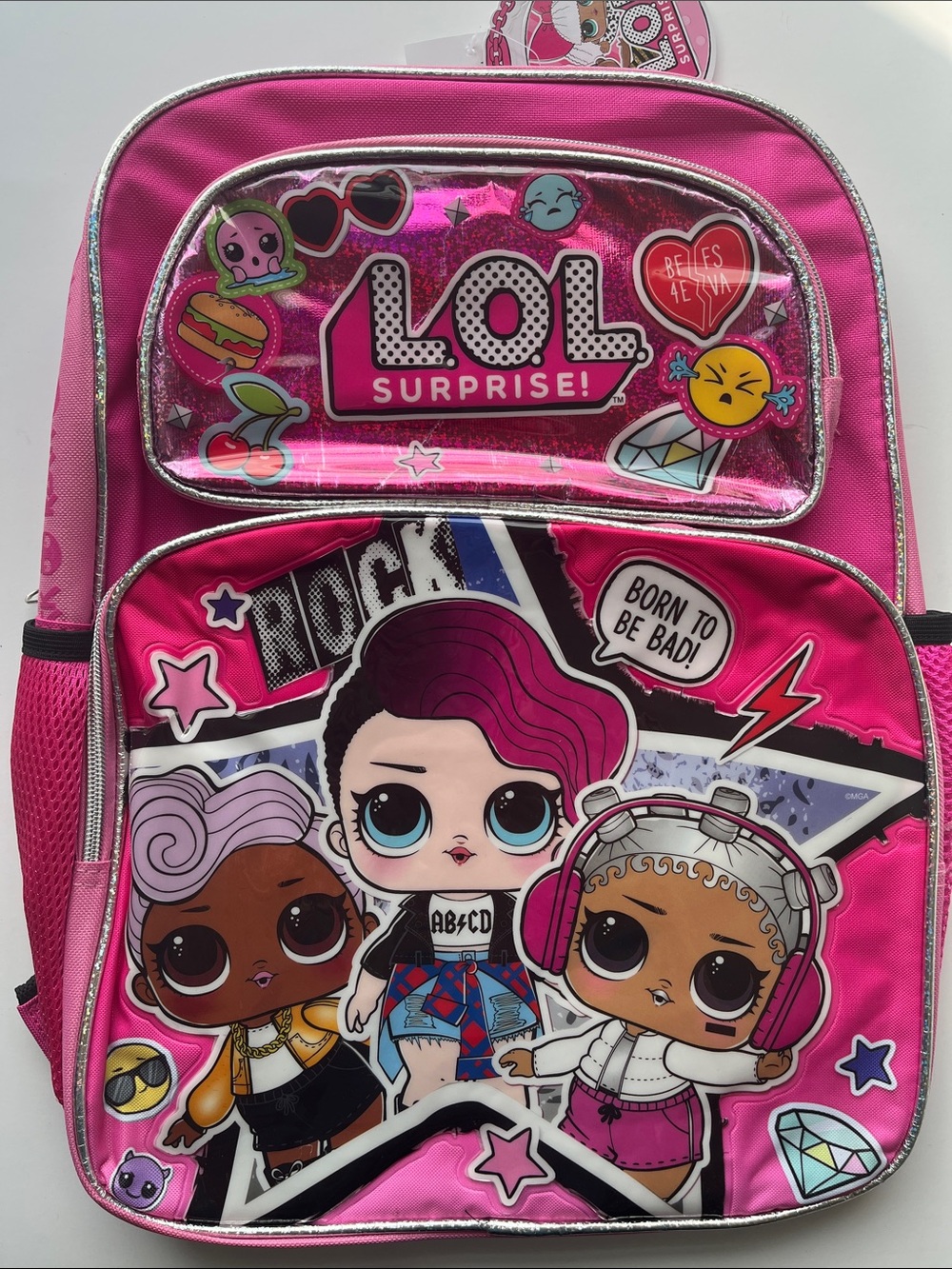 L.O.L. Surprise! Hot Pink Character Full-Size 16" Backpack